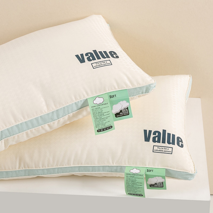 91家纺网 家纺一手货源 找家纺 佳尚枕芯 2025新款云柔立体分区护颈枕云朵释压软枕枕头枕芯 立体云朵释压软枕48x74cm/只-高枕