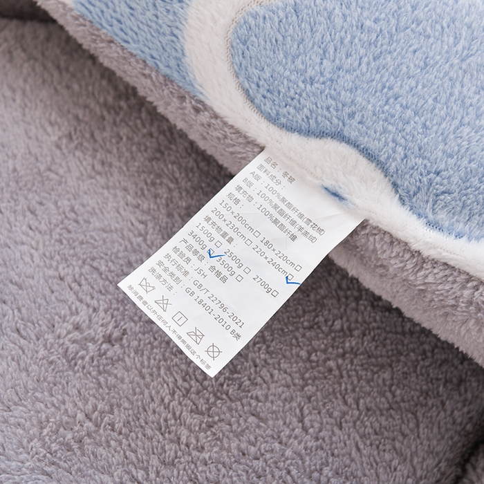 91家纺网 家纺一手货源 找家纺 南北家居 2024新款AB版雪花绒羊羔绒冬被被子被芯 恐龙战队