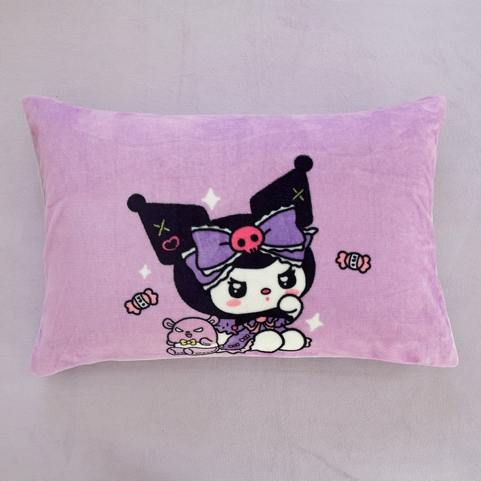 91家纺网 家纺一手货源 找家纺 蘭菲家纺 2024新款牛奶绒卡通三丽鸥四件套 绒小库