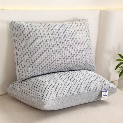 91家纺网 家纺一手货源 找家纺 （总）佳尚枕芯 2025新款波浪静音护颈枕枕头枕芯