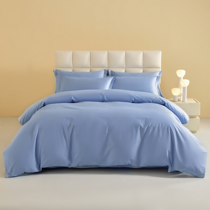 91家纺网 家纺一手货源 找家纺 （总）元元被芯 2025款纯色全丝光-全精梳高密纺-铂金A类全棉四件套