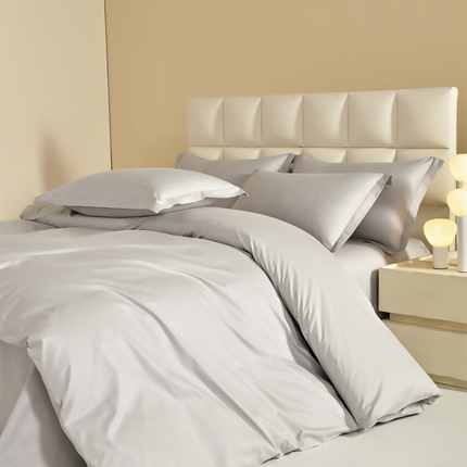 91家纺网 家纺一手货源 找家纺 （总）元元被芯 2025款纯色全丝光-全精梳高密纺-铂金A类全棉单被套