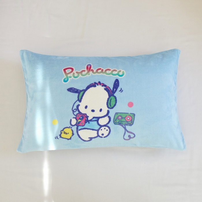 91家纺网 家纺一手货源 找家纺 蘭菲家纺 2024新款牛奶绒卡通三丽鸥单品枕套 恰恰舞步