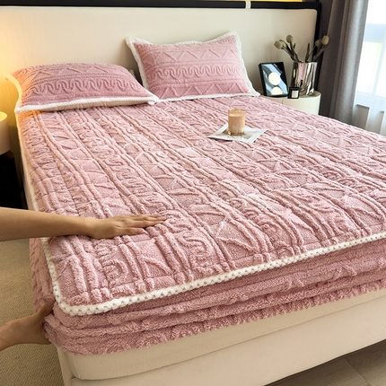 91家纺网 家纺一手货源 找家纺 （总）暖季家纺 2025新款A类高克重提花塔芙绒单床笠