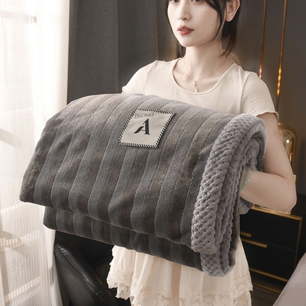 91家纺网 家纺一手货源 找家纺 （总）恋绒家纺 2025新款双面绒休闲毛毯多功能毛毯牛奶绒毯子法莱绒盖毯