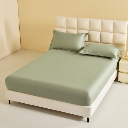 91家纺网 家纺一手货源 找家纺 （总）元元被芯 2025款纯色全丝光-全精梳高密纺-铂金A类全棉单床笠