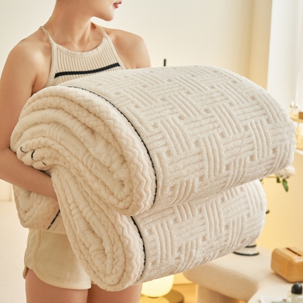 91家纺网 家纺一手货源 找家纺 （总）世纪绒品 2025新款A类云朵绒多功能毛绒毛毯