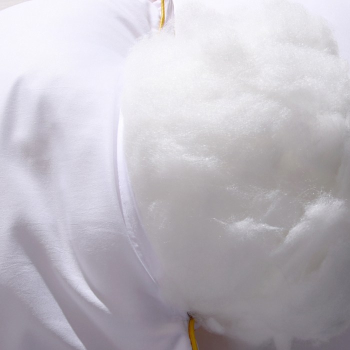 91家纺网 家纺一手货源 找家纺 佳尚枕芯 2025新款烫钻酒店枕舒适柔软枕头枕芯 白色-中枕