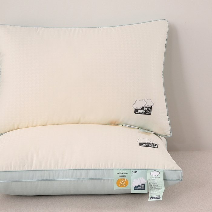 91家纺网 家纺一手货源 找家纺 佳尚枕芯 2025新款亲肤云柔枕 云朵枕 云感立体舒适枕芯枕头 立体云感舒适蓝高枕