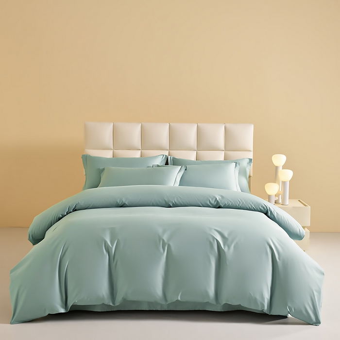 91家纺网 家纺一手货源 找家纺 元元被芯 2025款纯色全丝光-全精梳高密纺-铂金A类全棉单被套 宝石蓝