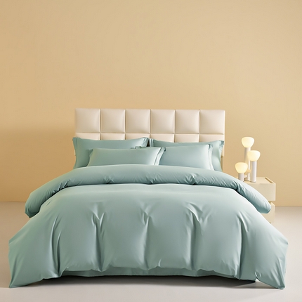 91家纺网 家纺一手货源 找家纺 （总）元元被芯 2025款纯色全丝光-全精梳高密纺-铂金A类全棉四件套