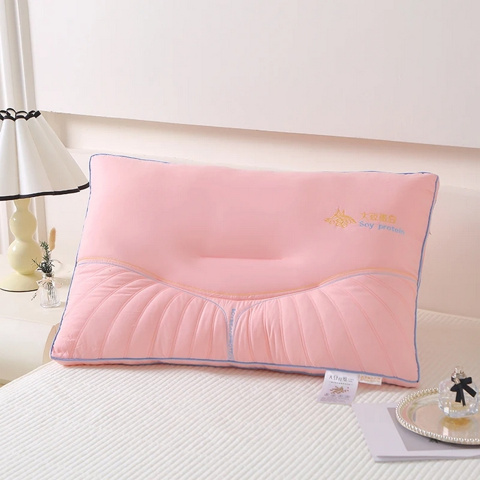 91家纺网 家纺一手货源 找家纺 （总）佳尚枕芯 2025新款大豆蛋白纤维枕三分区立体定型枕头护颈椎助睡眠酒店枕芯