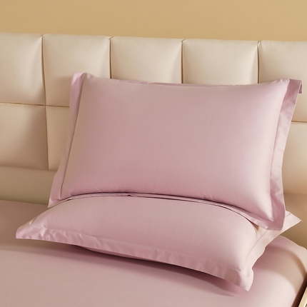 元元被芯 2025款纯色全丝光-全精梳高密纺-铂金A类全棉枕套 千夏紫