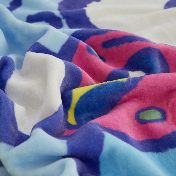 91家纺网 家纺一手货源 找家纺 蘭菲家纺 2024新款牛奶绒卡通三丽鸥四件套 恰恰舞步