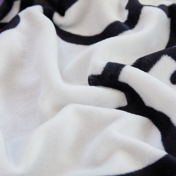 91家纺网 家纺一手货源 找家纺 蘭菲家纺 2024新款牛奶绒卡通三丽鸥四件套 果茶