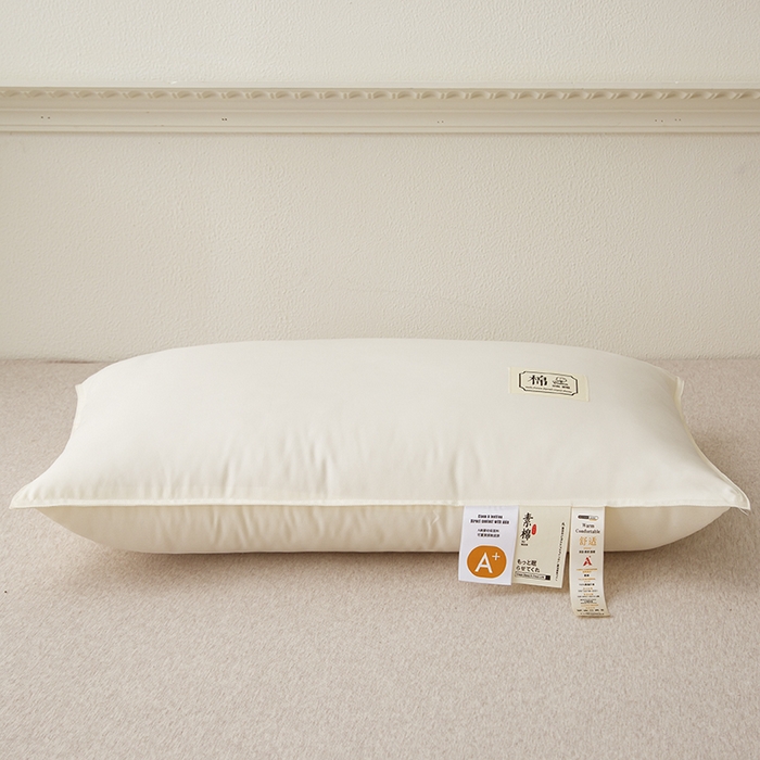 91家纺网 家纺一手货源 找家纺 （总）织布人 2024新款枕芯A类原生态素棉星级酒店枕芯家用护颈椎枕头枕芯