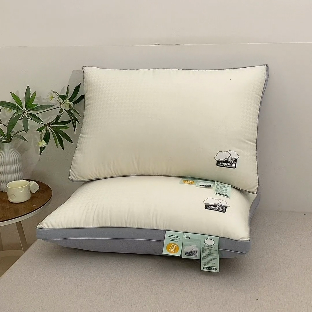 91家纺网 家纺一手货源 找家纺 佳尚枕芯 2025新款亲肤云柔枕 云朵枕 云感立体舒适枕芯枕头 立体云感舒适灰低枕