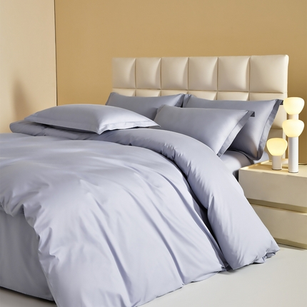 91家纺网 家纺一手货源 找家纺 （总）元元被芯 2025款纯色全丝光-全精梳高密纺-铂金A类全棉单被套