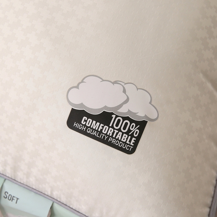 91家纺网 家纺一手货源 找家纺 佳尚枕芯 2025新款亲肤云柔枕 云朵枕 云感立体舒适枕芯枕头 立体云感舒适灰中枕