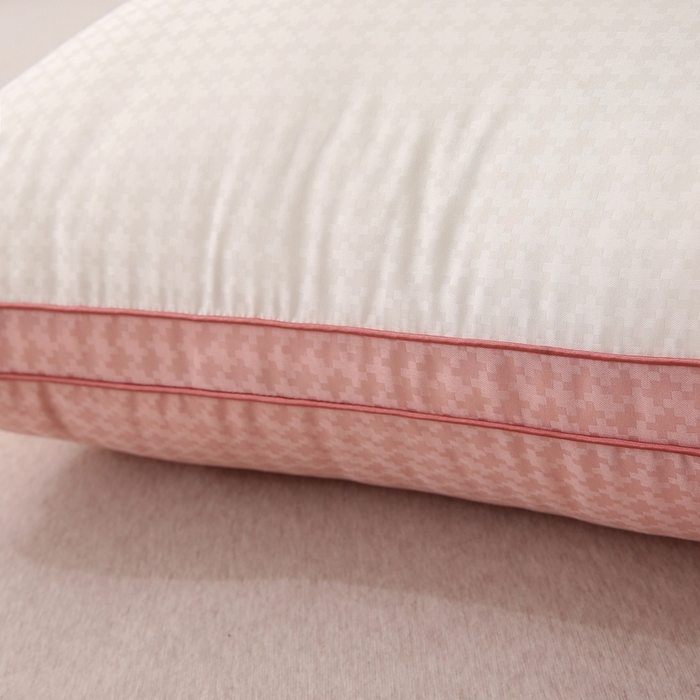 91家纺网 家纺一手货源 找家纺 佳尚枕芯 2025新款亲肤云柔枕 云朵枕 云感立体舒适枕芯枕头 立体云感舒适粉高枕