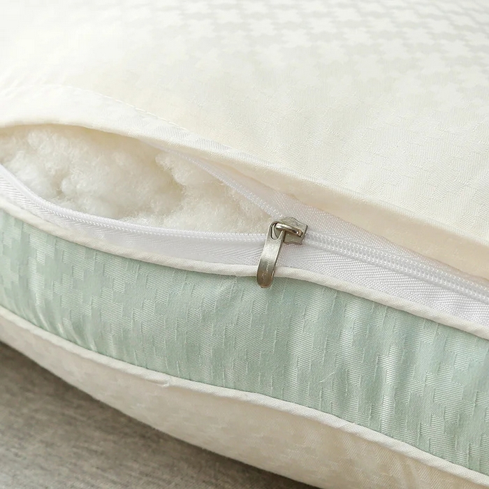 91家纺网 家纺一手货源 找家纺 佳尚枕芯 2025新款云柔立体分区护颈枕云朵释压软枕枕头枕芯 云朵舒柔枕-Max护颈款48x74cm/只-低枕