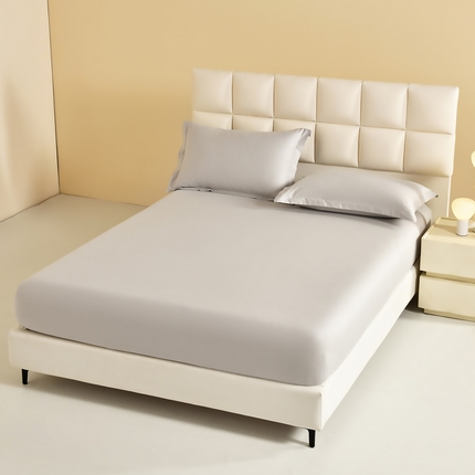 91家纺网 家纺一手货源 找家纺 （总）元元被芯 2025款纯色全丝光-全精梳高密纺-铂金A类全棉单床笠