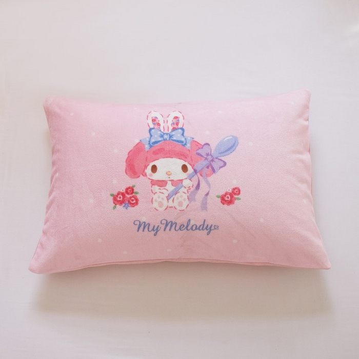 91家纺网 家纺一手货源 找家纺 蘭菲家纺 2024新款牛奶绒卡通三丽鸥单品枕套 呆萌