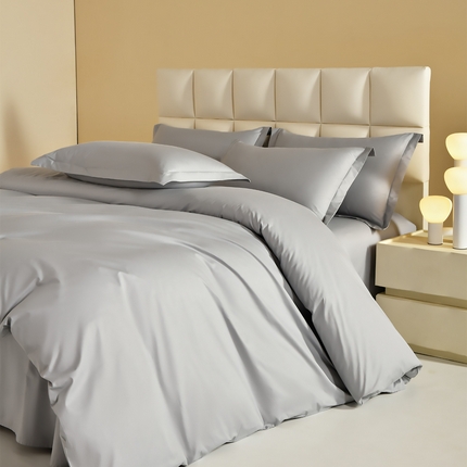 91家纺网 家纺一手货源 找家纺 （总）元元被芯 2025款纯色全丝光-全精梳高密纺-铂金A类全棉单被套