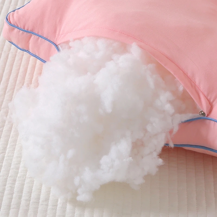 91家纺网 家纺一手货源 找家纺 佳尚枕芯 2025新款大豆蛋白纤维枕三分区立体定型枕头护颈椎助睡眠酒店枕芯 玉色48x74cm-低枕/只