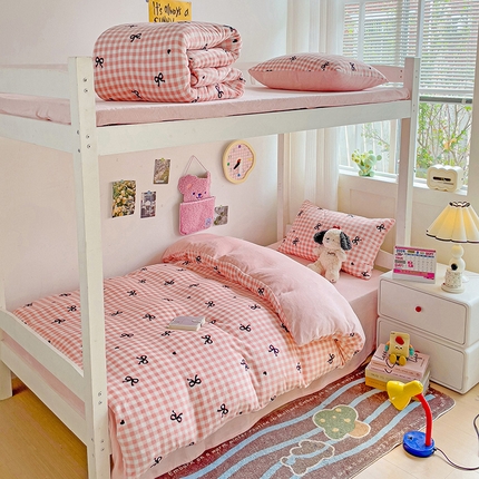 91家纺网 家纺一手货源 找家纺 （总）贝扬思家纺 2024新款高克重牛奶绒三件套