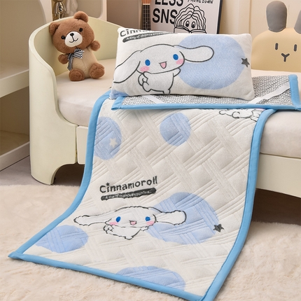 91家纺网 家纺一手货源 找家纺 宝贝优选 2024年宝贝优选新款牛奶绒大豆软垫床护垫--三丽鸥正版授权 大耳狗-白