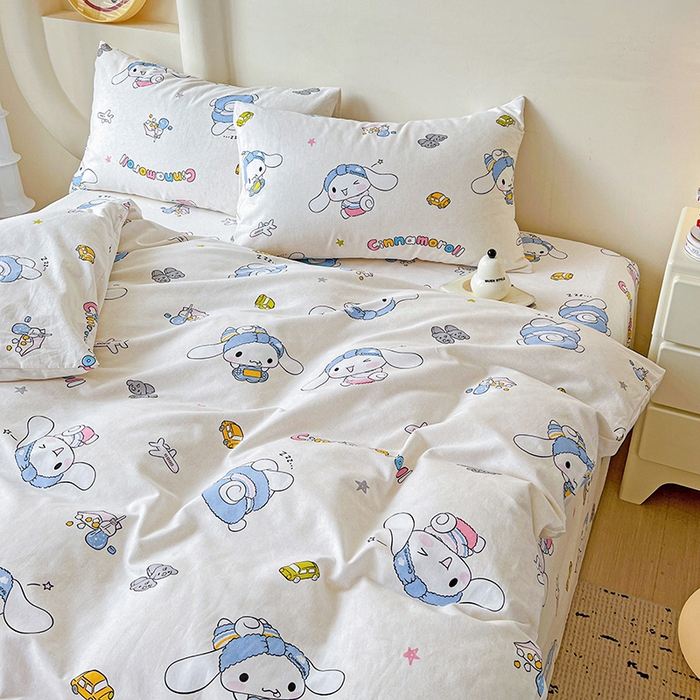 91家纺网 家纺一手货源 找家纺 （总）朵希曼 2025新款三丽鸥全棉磨毛系列四件套