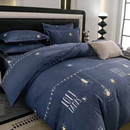 91家纺网 家纺一手货源 找家纺 梦卓家纺（总） 新品2025年加厚磨毛植物羊绒四件套床笠款