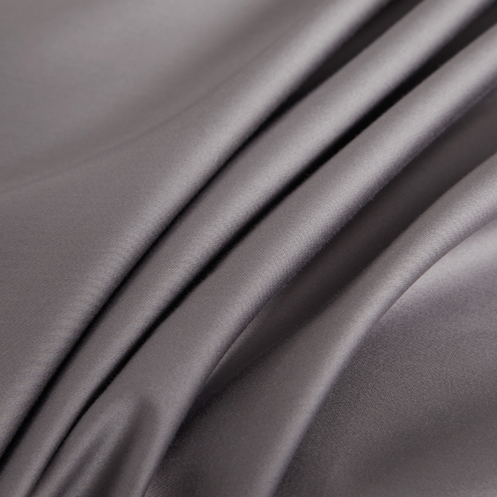 91家纺网 家纺一手货源 找家纺 凯森家纺 2024新款长绒棉床笠单件纯棉贡缎100支床罩席梦思保护罩全棉床套床笠款三件套 商务灰