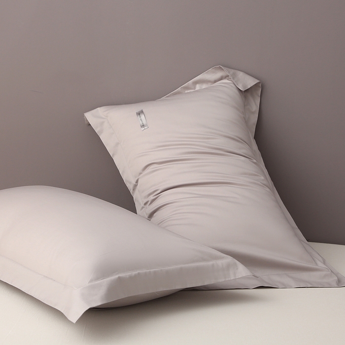 91家纺网 家纺一手货源 找家纺 凯森家纺 2024新款长绒棉床笠单件纯棉贡缎100支床罩席梦思保护罩全棉床套床笠款三件套 都市灰