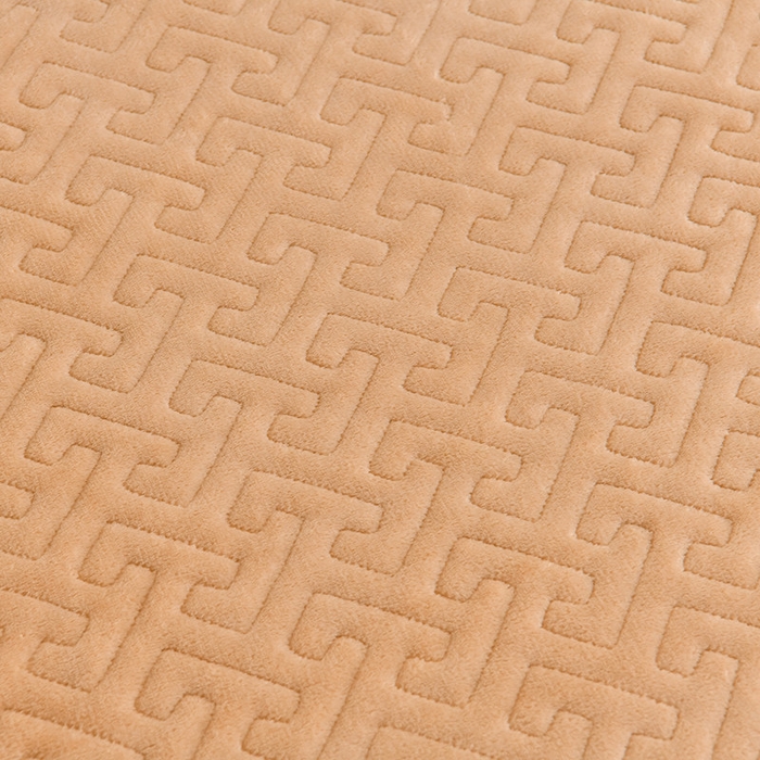 91家纺网 家纺一手货源 找家纺 畅畅家纺 2024新款简约纯色牛奶绒夹棉床盖四件套 倾城-卡其