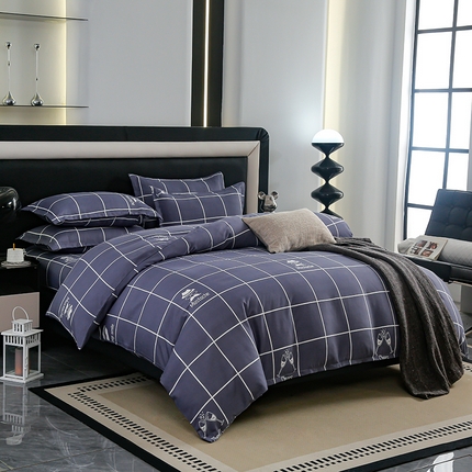 91家纺网 家纺一手货源 找家纺 梦卓家纺（总） 新品2025年加厚磨毛植物羊绒四件套床笠款