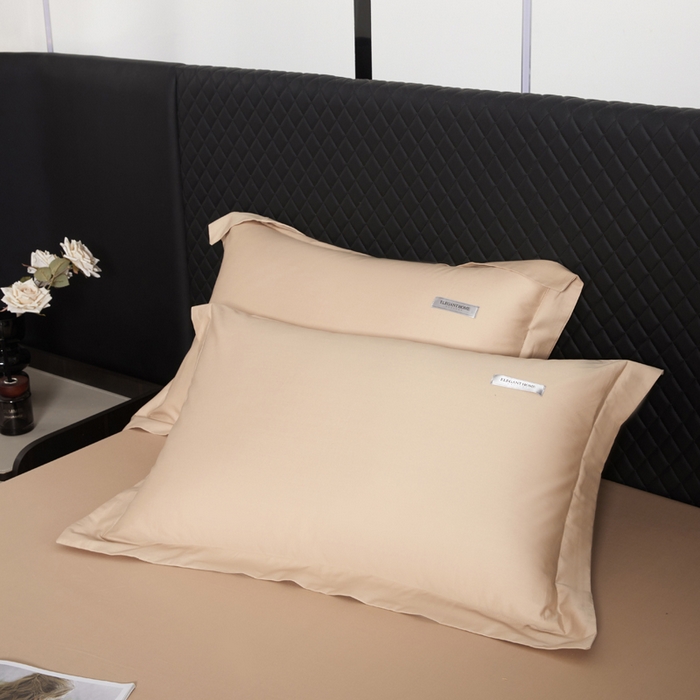 91家纺网 家纺一手货源 找家纺 凯森家纺 2024新款长绒棉床笠单件纯棉贡缎100支床罩席梦思保护罩全棉床套床笠款三件套 圣殿驼