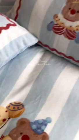 91家纺网 家纺一手货源 找家纺 圆岛 2024新款秋冬大版牛奶绒230全消光系列四件套 马戏小熊