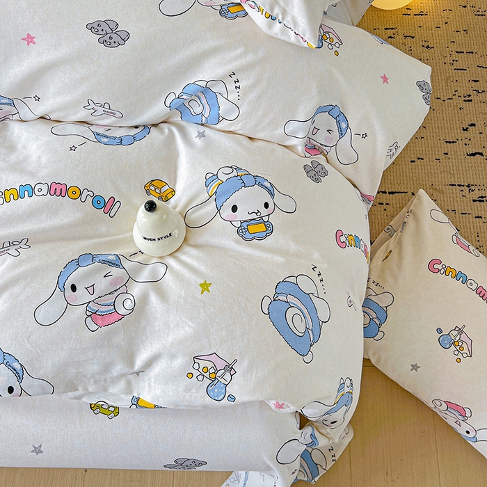 91家纺网 家纺一手货源 找家纺 （总）朵希曼 2025新款三丽鸥全棉磨毛系列四件套