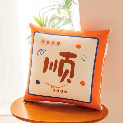 91家纺网 家纺一手货源 找家纺 （总）枕芯真意 2024新款吉祥如意抱枕被