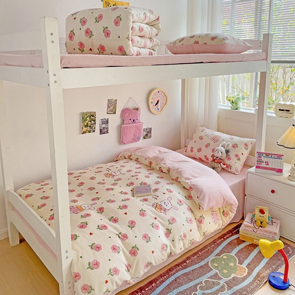 91家纺网 家纺一手货源 找家纺 （总）贝扬思家纺 2024新款高克重牛奶绒三件套