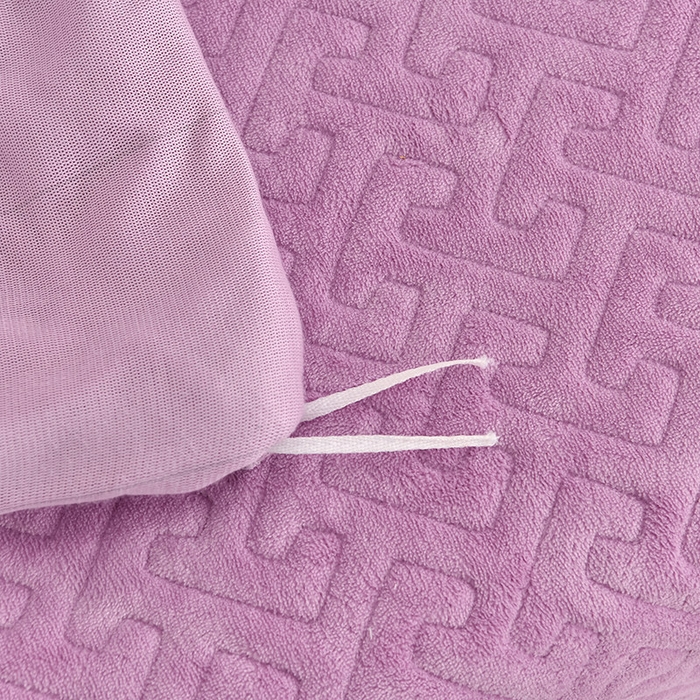 91家纺网 家纺一手货源 找家纺 畅畅家纺 2024新款简约纯色牛奶绒夹棉床盖四件套 倾城-紫