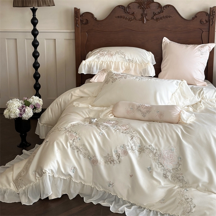 91家纺网 家纺一手货源 找家纺 （总）MIU缪家居 2024新款100支全棉四件套系列-欧若拉