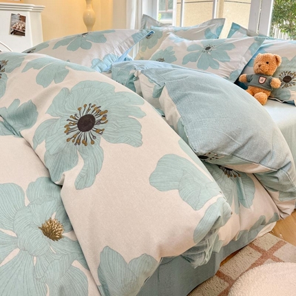 91家纺网 家纺一手货源 找家纺 （总）新印象 2025新款100%全棉磨毛四件套