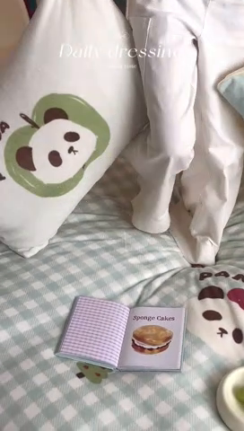 91家纺网 家纺一手货源 找家纺 圆岛 2024新款秋冬大版牛奶绒230全消光系列四件套 苹果熊猫