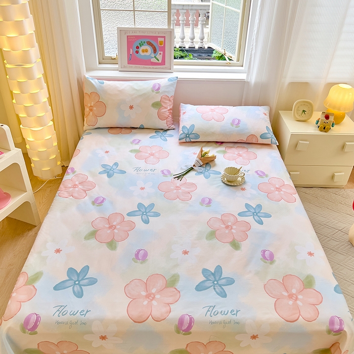 91家纺网 家纺一手货源 找家纺 拾物记 2024新款全棉喷气12868床单 梦华录