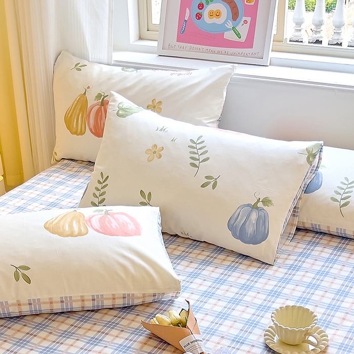 91家纺网 家纺一手货源 找家纺 拾物记 2024新款全棉喷气12868枕套 楠得遇见