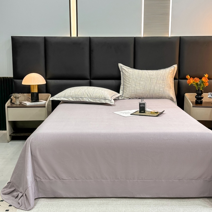 91家纺网 家纺一手货源 找家纺 优品阁 2024新款亲肤舒适全棉磨毛单床单暮光