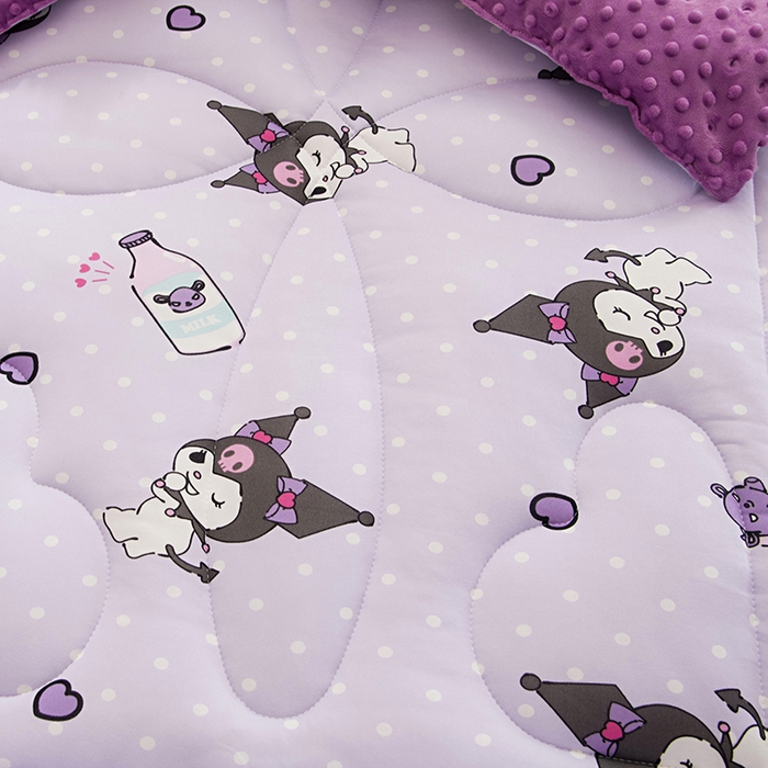 91家纺网 家纺一手货源 找家纺 （总）萌宝 2024新款A类三丽欧针织棉儿童豆豆被幼儿园卡通春秋被冬被